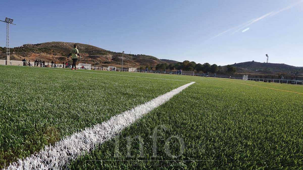 Foto de archivo de un campo de fútbol