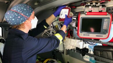 El helicóptero sanitario de Ciudad Real ha realizado más de medio centenar de transfusiones extrahopitalarias a pacientes afectados por traumatismos graves