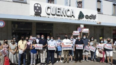 'Pueblos con el tren' reclama en Cuenca mantener la línea Madrid-Valencia