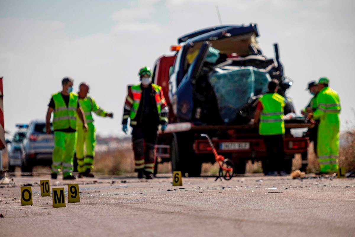Tres fallecidos y cuatro heridos graves en una colisión en Toledo