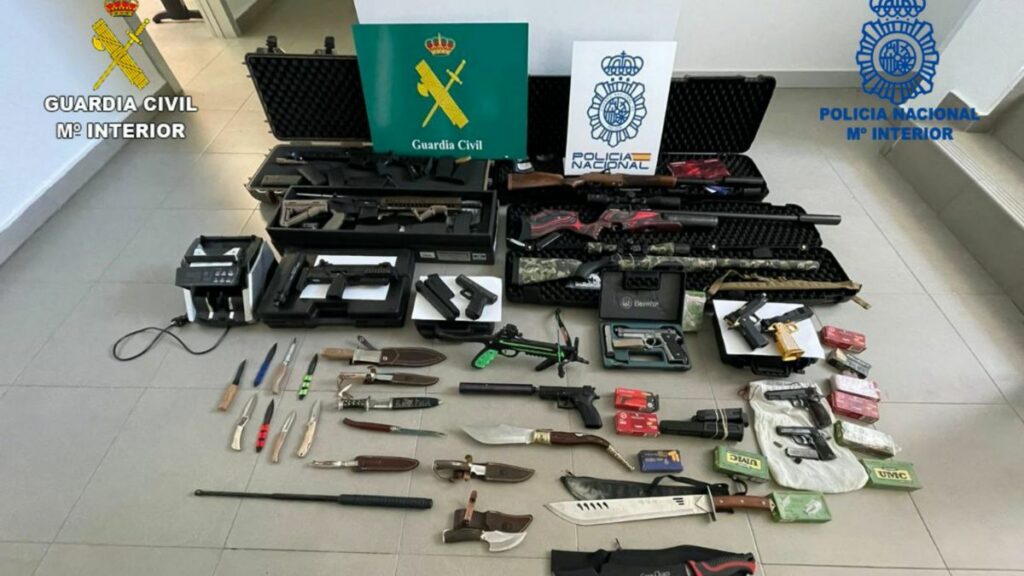 Operación conjunta de la Guardia Civil y la Policía Nacional 