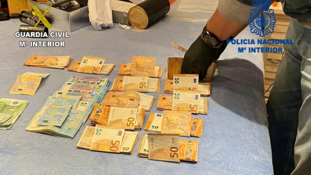 Operación conjunta de la Guardia Civil y la Policía Nacional 