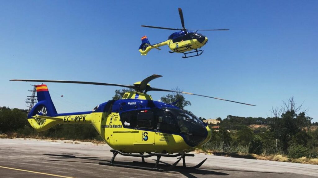 Helicóptero Sescam / Imagen de archivo