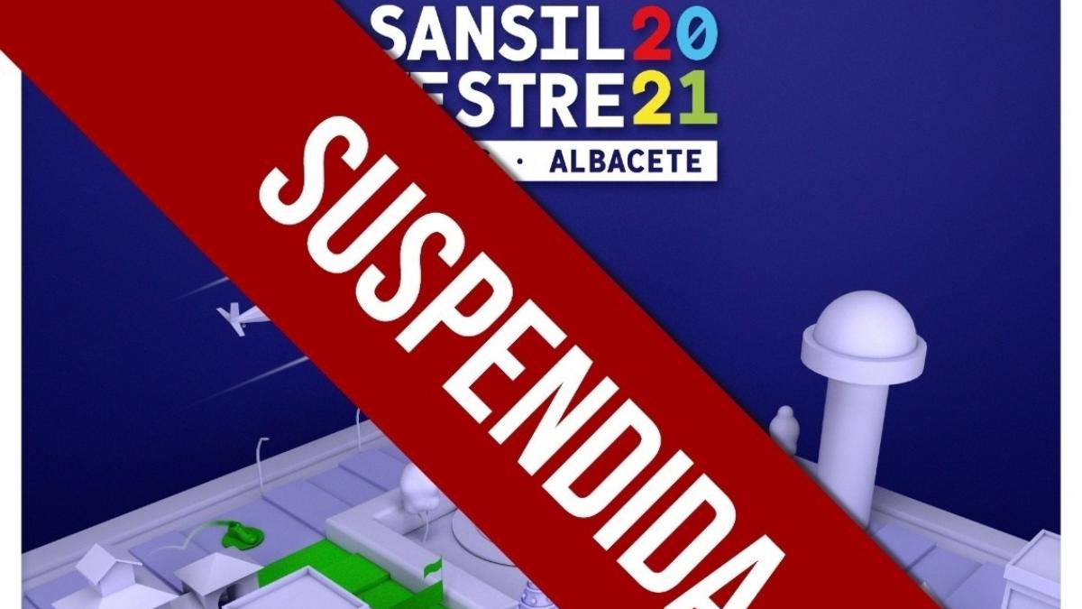 Cartel de suspensión de la San Silvestre / Ayuntamiento Albacete