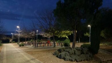 Nueva iluminación del área infantil de Juan de Vergara en Toledo / Ayuntamiento Toledo