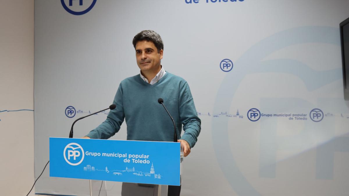 El portavoz del Grupo Municipal Popular en el Ayuntamiento de Toledo, Juan José Alcalde