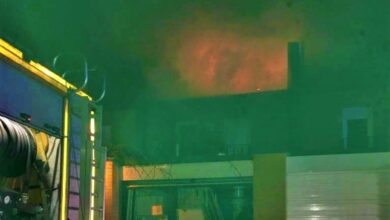 Unos petardos arrojados a una vivienda desalojada, posible causa de un incendio en Yebes (Guadalajara)