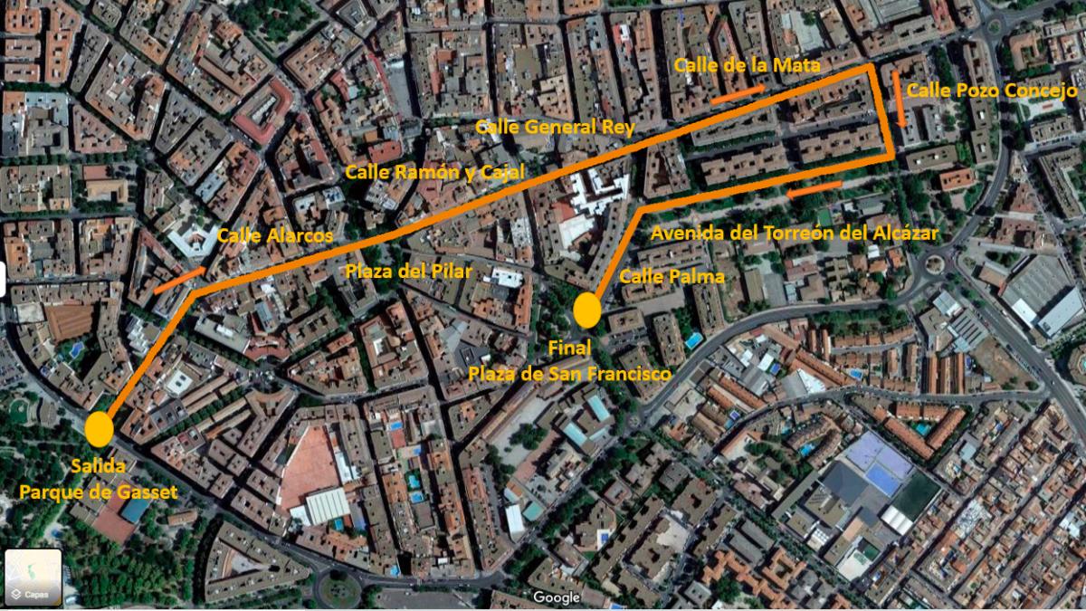 Recorrido cabalgata Reyes / Ayuntamiento Ciudad Real