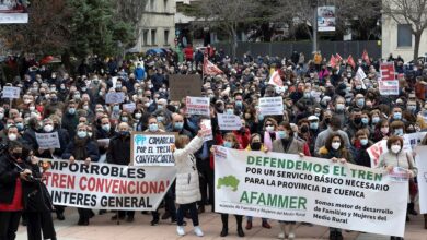 Clamor en Cuenca para reclamar el mantenimiento del ferrocarril convencional