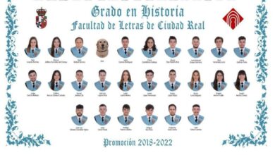 Abel Beldad y su perra guía son los héroes involuntarios de la última promoción de Historia en la UCLM / Foto: UCLM