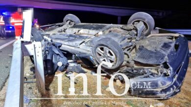 Tres personas mueren en un accidente de tráfico en Mota del Cuervo (Cuenca)