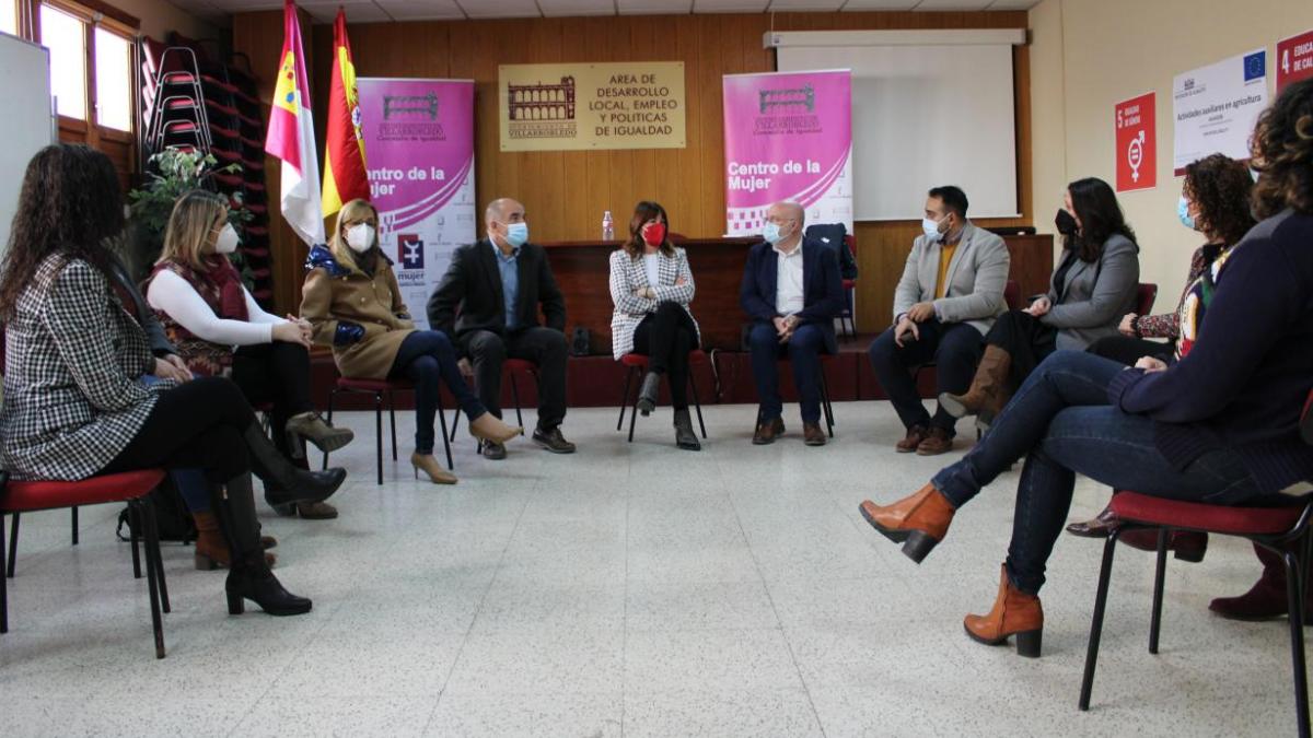 En Villarrobledo la consejera de Igualdad y portavoz, Blanca Fernández / JCCM