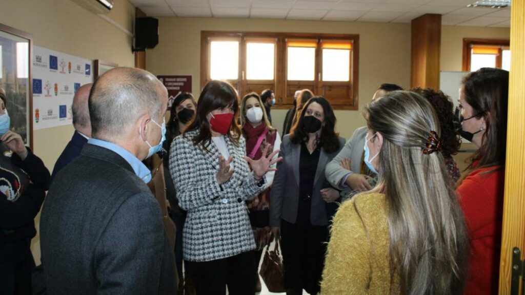 En Villarrobledo la consejera de Igualdad y portavoz, Blanca Fernández / JCCM