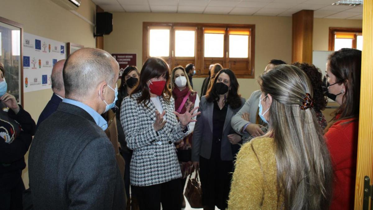 En Villarrobledo la consejera de Igualdad y portavoz, Blanca Fernández / JCCM
