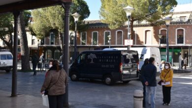 Primer día de acceso restringido a la Plaza de España de Daimiel / Ayto. Daimiel
