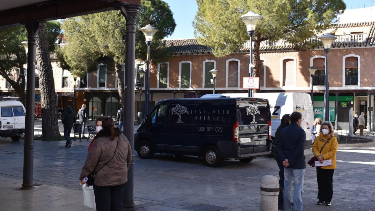 Primer día de acceso restringido a la Plaza de España de Daimiel / Ayto. Daimiel