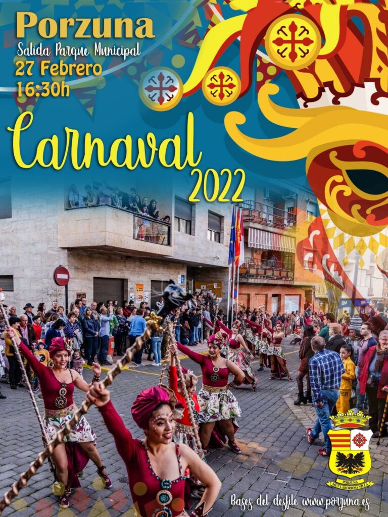 Cartel Carnaval Porzuna / Imagen: Ayuntamiento de Porzuna