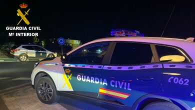 Foto archivo dispositivo noche Guardia Civil