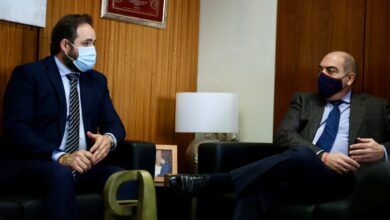 El presidente del PP de Castilla-La mancha, Paco Núñez, se reúne con el presidente nacional de ATA, Lorenzo Amor / Imagen: PP CLM