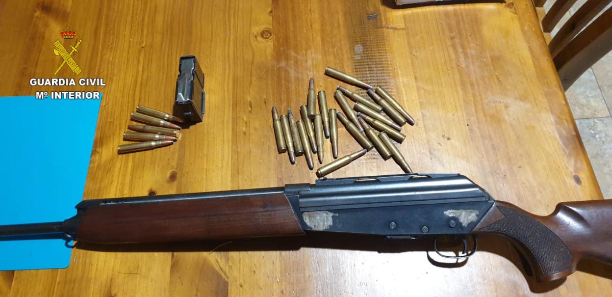 La Guardia Civil detiene a dos personas por delitos de homicidio en grado de tentativa con armas de fuego