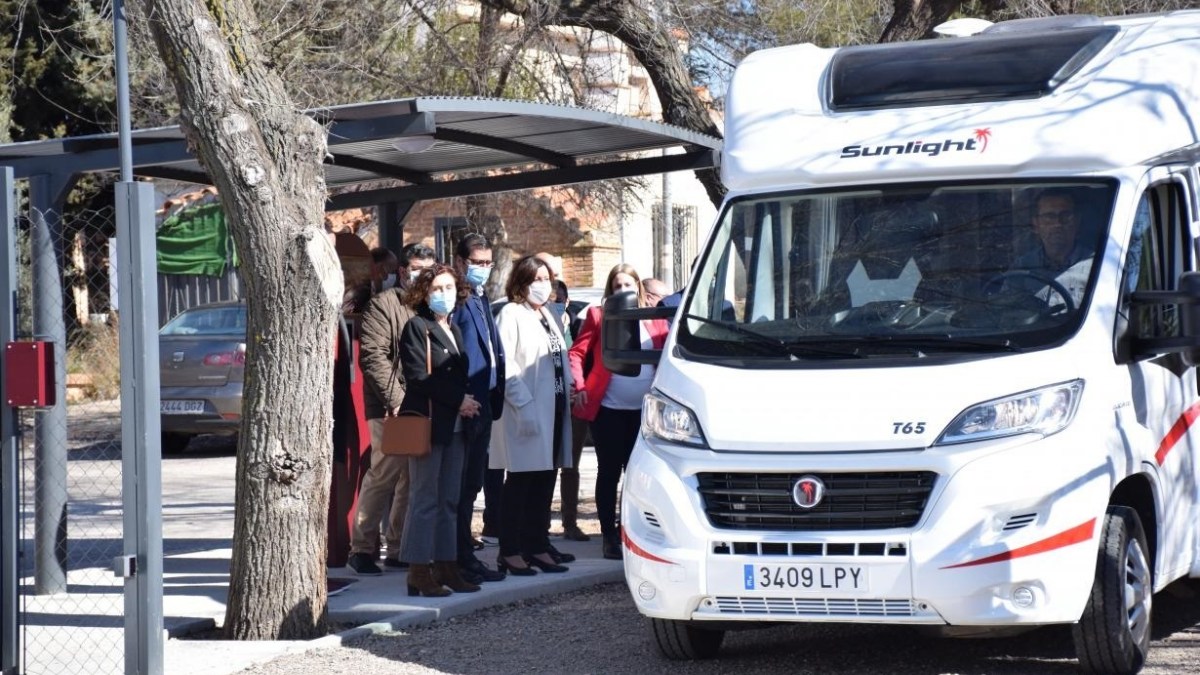Inaugurada en Peralvillo la última de las 20 áreas de servicio para autocaravanas que ha impulsado la Diputación