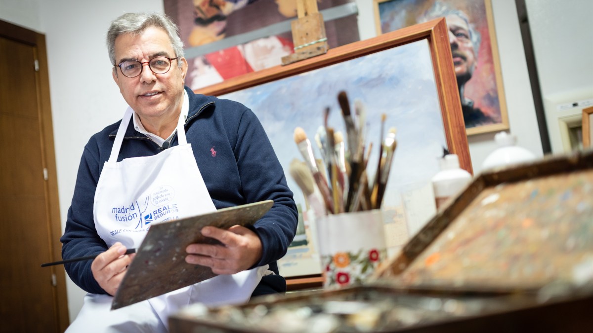 El pintor Emilio Fernández-Galiano