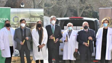 Eurocaja Rural, Oleotoledo, Uteco-Toledo y Pieralisi se unen para donar una tonelada de AOVE a la ONG 'Socorro de los pobres'