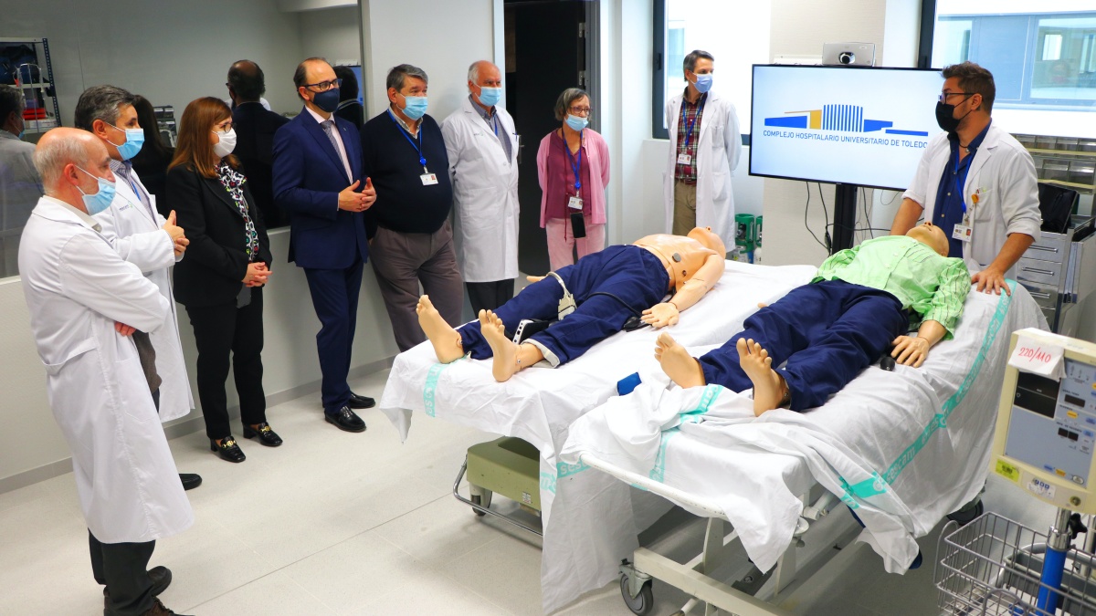 El Hospital Universitario de Toledo estrena nueva aula de simulación avanzada para la formación clínica de residentes y estudiantes