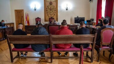 Los acusados, durante el juicio en Toledo / Imagen: EFE