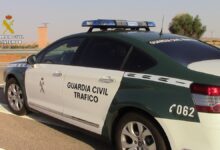 Coche de la Guardia Civil en un dispositivo de Tráfico en Toledo / Imagen: Guardia Civil