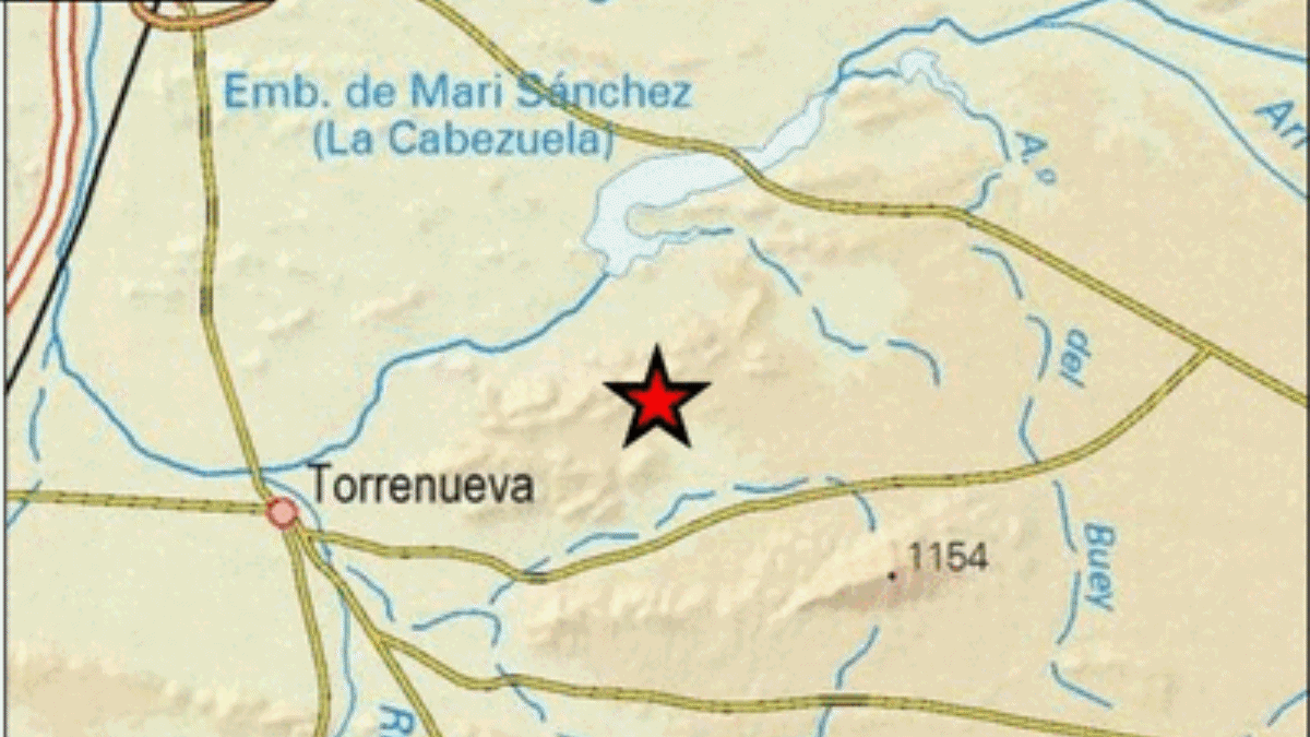 Terremoto en la provincia de Ciudad Real / Imagen: IGN