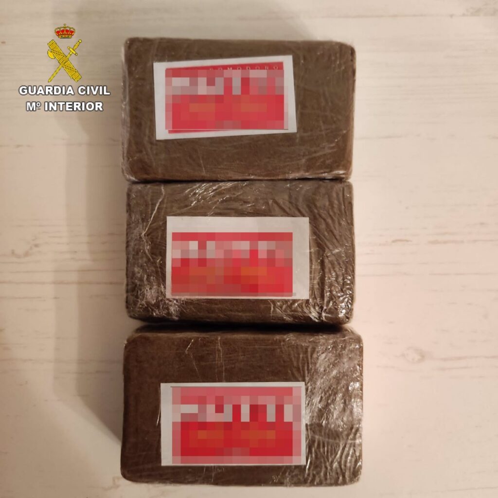 La Guardia Civil ha desarticulado un grupo criminal dedicado al tráfico de drogas al menudeo en las provincias de Salamanca, Zamora y Toledo / Imagen: Guardia Civil