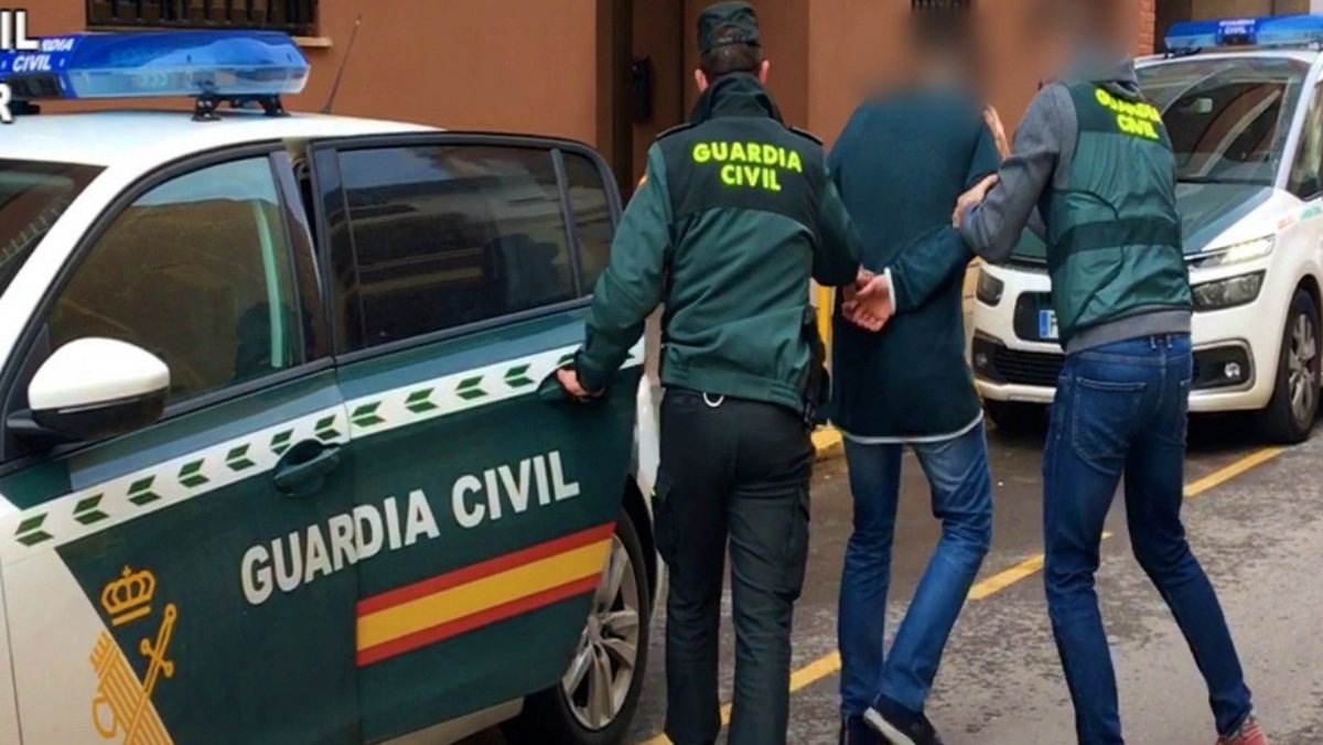 Detenido por la Guardia Civil. Foto de archivo / Guardia Civil