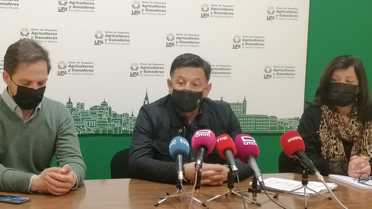 El secretario general de UPA en Castilla-La Mancha, Julián Morcillo / Imagen: UPA C-LM