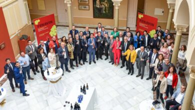 Caballero y Page han firmado en la Diputación el protocolo que articula el apoyo del Gobierno regional a la feria / Imagen: Diputación Ciudad Real
