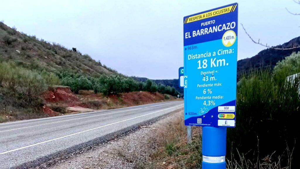 La Diputación de Albacete avanza en la señalización de puertos de montaña aportando valor añadido a la oferta deportiva en la provincia / Diputación Albacete