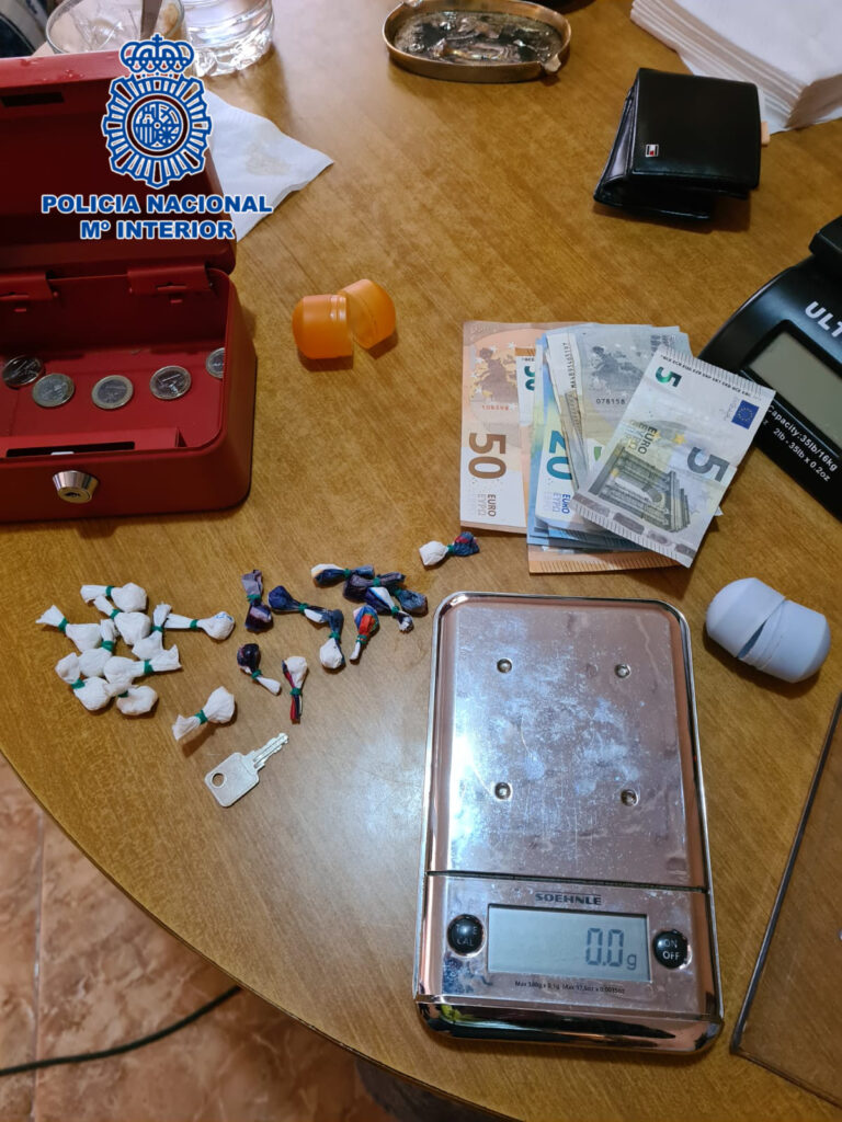 Golpe a la venta de droga en un pueblo de Albacete / Imagen: Policia Nacional