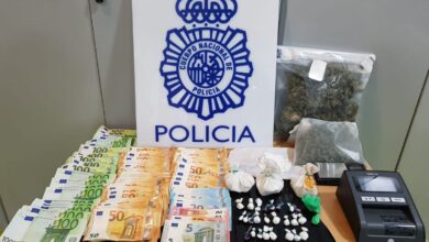 Golpe a la venta de droga en un pueblo de Albacete / Imagen: Policia Nacional