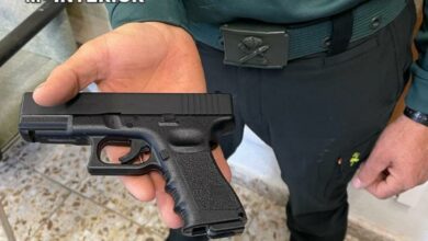 Detenido por encañonar a un guardia civil de Guadalajara con un arma simulada / Foto: Guardia Civil