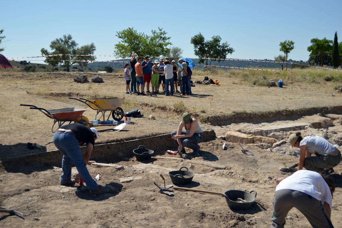 Excavaciones actuales en Segobriga. Imagen I. Hortelano