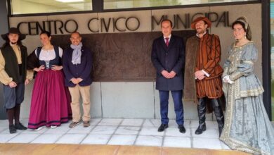La Plaza del Concejo de Guadalajara acoge, desde este viernes, un relieve escultórico de Sergio del Amo / Europa Press