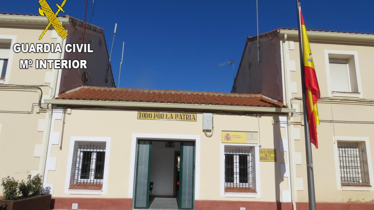 La Guardia Civil de Guadalajara ha detenido en Fuentenovilla a una persona / Foto: Guardia Civil