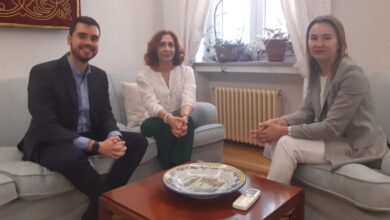 La subdelegada del Gobierno en Ciudad Real se reúne con el nuevo jefe de Seguridad Vial de la Jefatura Provincial de Tráfico