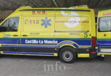 Foto de archivo de una ambulancia