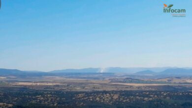 Incendio forestal en Toledo / Imagen: Plan Infocam