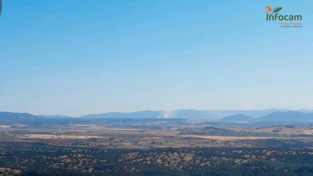 Incendio forestal en Toledo / Imagen: Plan Infocam