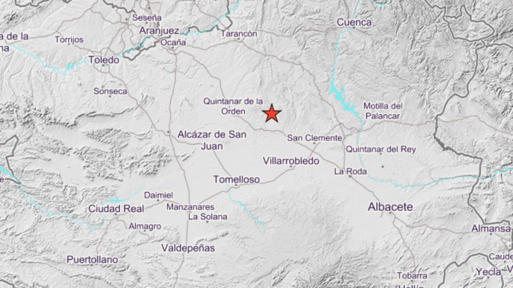 Terremotos en la provincia de Cuenca / Imagen: Instituto Geográfico Nacional
