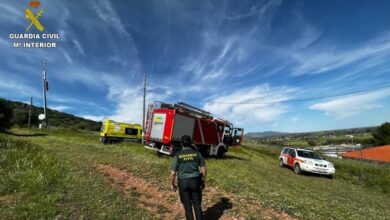 Rescatado un parapentista herido en el Risco Amarillo de la Sierra de Malagón