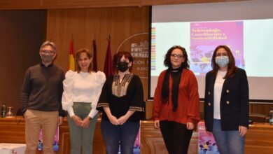El salón de actos de la Diputación de Albacete acoge a lo largo de este lunes una 'Jornada de Teletrabajo, Conciliación y Sostenibilidad'/ DIPUTACION ALBACETE