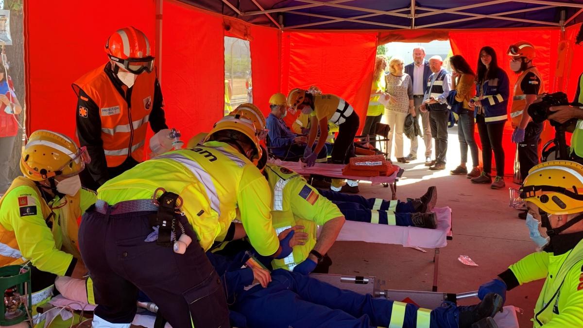 Simulacro a gran escala en la provincia de Guadalajara / JCCM